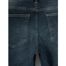 LC Waikiki Yeşil Slim Fit Erkek Jean Şort