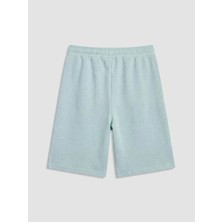 LC Waikiki Yeşil Beli Lastikli Erkek Çocuk Pike Şort