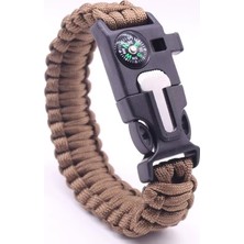 Ephase Paracord Outdoor Acil Durum Hayatta Kalma Bilekliği 5 In 1 Survival Bileklik