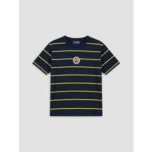 LC Waikiki Lacivert Fenerbahçe Baskılı Erkek Çocuk Tişört