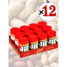 Jif Creamy Fıstık Ezmesi 454G 12'li Paket