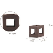 Chicos Ilkeshop Karides Seramik Küp Kalın 2x2 cm