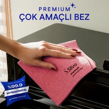 Silva Ultrafiber Premium Çok Amaçlı Bez – Fuşya (38x35 cm)