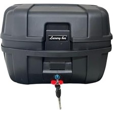 Peri Store Wheelıe XT730-B 37 Litre Motosiklet Arka Çanta Siyah Su Geçirmez Tak Çıkart Özellikli Abs Top Üniversal