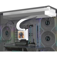Peri Store Li Hydro-Shift LCD 360 Beyaz Fansız Sıvı Soğutma Sistemi
