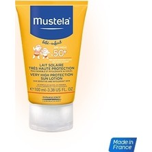 Mustela Yüksek Koruma Faktörlü Güneş Sütü SPF 50+ 100 ml Hassas Ciltler İçin Etkili Koruma