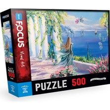 Blue Focus 500 Parça Lonely Girl Puzzle - Yalnız Kız Zorluk Seviyesi: Orta Kaliteli Materyal