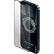 Peri Store Labs 5d Glass Anti Hacker Casus Önleyici Selfie Kamera Gizleyici Ekran Koruyucu (13 Mini)