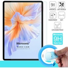 Peri Store Honor Pad V9 Glass Cam Ekran Koruyucu [honor Pad V9 ile Uyumlu Ekran Koruyucu - Şeffaf]
