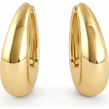 Felix Accessories Veloura Bold Hoop Küpe Gold