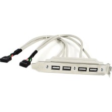 Alfais 4803 9 Pin Anakart Pci Usb 4 Port Kablosu 0,25 Metre Yüksek Hız Destekli Bağlantı