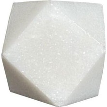 Peri Store Çap 25 mm x 25 mm Beyaz Düğme Kulp Doğal Taş