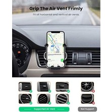Peri Store Yerçekimi Araç Havalandırması Cep Telefonu Tutacağı - 360 Derece Dönebilen, 13 12 11 Pro Max Xr ve Galaxy S21 S20 ile Uyumlu