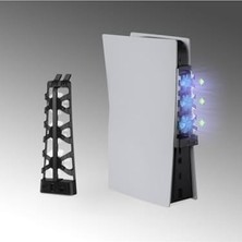 Peri Store Ps5 Pro Soğutucu LED Işıklı Sessiz Fan Usb3.0 Radyatör Isı Emici Playstation 5 Pro ile Uyumlu TP5-1523E