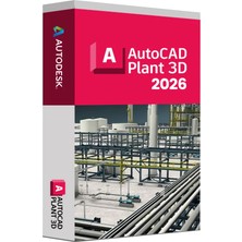 Autodesk Autocad Plant 3D 2026 (Windows) - 1 Pc 3 Yıl Autodesk Key