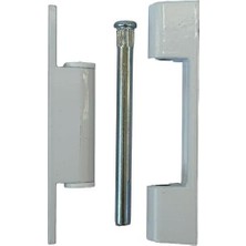 Peri Store Pvc Plastik Pencere ve Kapılar Için Metal Menteşe, 95MM Uzun Tip, Beyaz