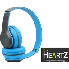 Peri Store Kablosuz Katlanabilir Kulak Üstü Mavi Solo Kulaklık Wireless