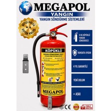 Megapol 6 kg Köpüklü Yangın Söndürme Cihazı
