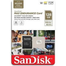 Peri Store Ev Güvenlik Kameraları ve Araç Kameraları Için Maksimum Dayanıklılık Microsdhc 128GB Sd Adaptör, 60.000 Saate Kadar, Full Hd / 4K Videolar, 100/40 Mb/sn'ye Kadar Okuma/yazma Hızları