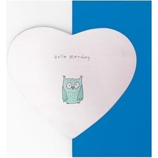 Peri Store Sendromsuz Pazartesi Hediyesi Minimal Tasarımlı Kalp Mouse Pad