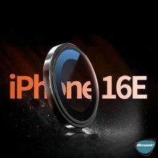Peri Store 16E Tekli Kamera Lens Koruma Camı Siyah