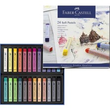 Faber-Castell 24 Renk Soft Pastel Boya Kırtasiye Ürünü Yaratıcı Projeler İçin İdeal Seçim