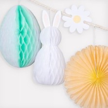 Peri Store - Honeycomb Easter Garland - Petekli Paskalya Tavşan Asılan Süs