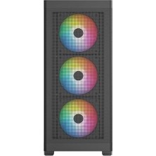 Peri Store FC-9480G 600W 80+ Bronze 4X120MM Rgb Fan Temperli Cam Mesh USB 3.0 Atx Mid-Tower Gaming (Oyuncu) Kasa