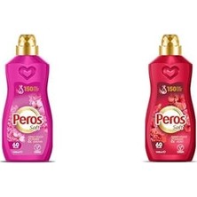 Peri Store Peros Seti | Yumuşatıcı Gülün Büyüsü 1440 ml X1 + 1440 ml Çiçeği & Sandal Ağacı X1