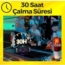 Peri Store Stormbox Blast 90W 30 Saat Oynatma Süresi Ipx7 Su Geçirmez Rgb Taşınabilir Tws Bluetooth Hoparlör Siyah