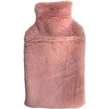 Peri Store Sıcak Su Torbası Cepli Pembe Peluş Termofor 35X23X2CM 1 Litre