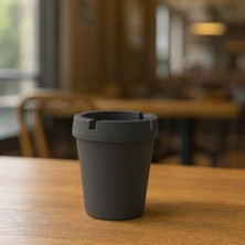 Peri Store 2'li Gri Kokusuz Küllük – Araç Içi, 10 Cm, Kapaklı, Koku ve Duman Hapseden Kompakt Tasarım