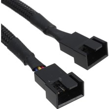 Peri Store 5025 Fan Çoklayıcı 2 Port Y Pwm 4 Pin Splitter Çoklayıcı Switch Kablosu