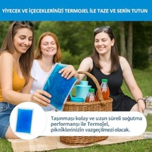 Peri Store Termojel Buz Paketi 1 Adet 13CMX26CM, Soğuk Kompres ve Kompres Olarak Kullanılan Buz Paketi, Ayak, Bilek, Boyun ve Diz, Ağrıları Için Soğuk Termojel, Kompres Jel, Soğutucu ve Isıtıcı Jel