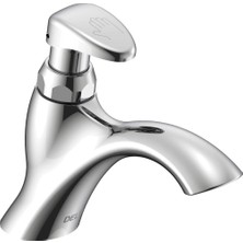 Peri Store 87T105 87T Tek Delik Ölçme Yavaş Yakın Banyo Bataryası, Krom, 6.35 x 1.9 x 6.35 Inç