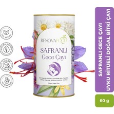 RENOVAFOOD Safranlı Uyku Öncesi İyi Geceler Doğal Bitki Çayı 60 adet