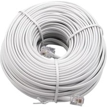 Peri Store Hazır Telefon Hat Kablosu, Internet Kablosu, 6p/2c, 25 Metre,