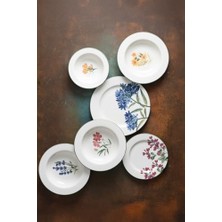 Peri Store Tabakevi Tabak Evi Porselen New Flower Yemek Takımı 6 Kişilik 24 Parça BNS24YKPRS1104