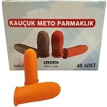 Peri Store 48 Adet Kalın Kauçuk Kaydırmaz Yüksek Dayanıklı Parmaklık Medium Turuncu