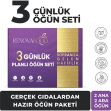 RENOVAFOOD 3 Gün Hazır Öğün Paketi 2 Ana 2 Ara Öğün Yüksek Protein & Yüksek Lif