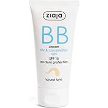 Peri Store Ziaja Bb Krem Yağlı ve Karma Cilt Doğal Ton Spf 15 50 ml