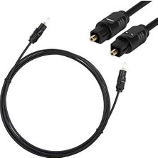 Maxgo 2167 Dijital Fiber Optik Ses Kablosu Toslink 0.60 Metre Siyah Renkli Dayanıklı Tasarım