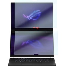 Engo Asus ROG Zephyrus Duo Ekran Koruyucu 9H Kırılmaz Esnek Nano Cam, Tablet İçin Çizilme Darbe Önleyici, 16 İnç
