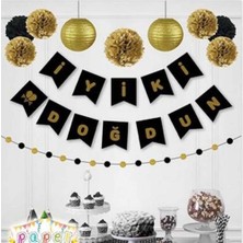 Peri Store Siyah Zemin Iyi Ki Doğdun Banner
