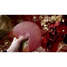 Peri Store Red Dragon Altın Folyo Premium Oyun Kartları, 1 Güverte