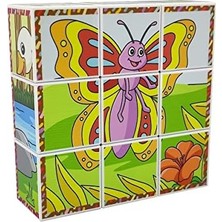 Peri Store Uçan Hayvanlar 3D Manyetik Puzzle (9 Mıknatıslı Küp 6 Yapboz)