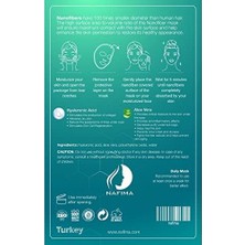 Peri Store Hyalüronik Asit + Aloe Nanofiber Kozmetik Yüz Maskesi
