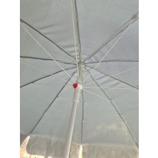 Peri Store Plaj Şemsiyesi Gri 200 cm 10 Telli