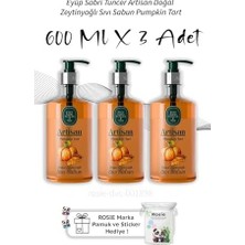 Peri Store Artisan Doğal Zeytinyağlı Sıvı Sabun Pumpkin Tart 600 ml X3