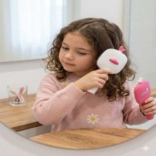 Safestore Sevimli 1 Adet Bebek Çocuk Kolay Saç Açan Silikon Uçlu Saç Tarağı Saça Zarar Vermeyen Saç Fırçası